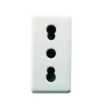 Presa bivalente 16A Standard Italiano 2P+T Gewiss System GW20203