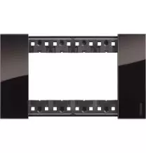 Placca Bticino Living Now Notte quattro posti tecnopolimero KA4804DG