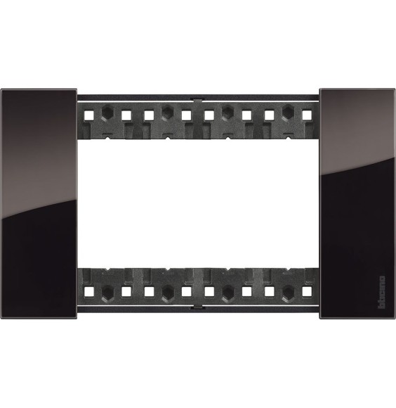 Placca Bticino Living Now Notte quattro posti tecnopolimero KA4804DG