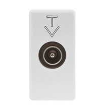 Presa Coassiale TV/Sat diretta GW20381 con Connettore IEC Maschio 9.5mm