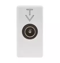 Presa Coassiale TV/Sat diretta GW20381 con Connettore IEC Maschio 9.5mm