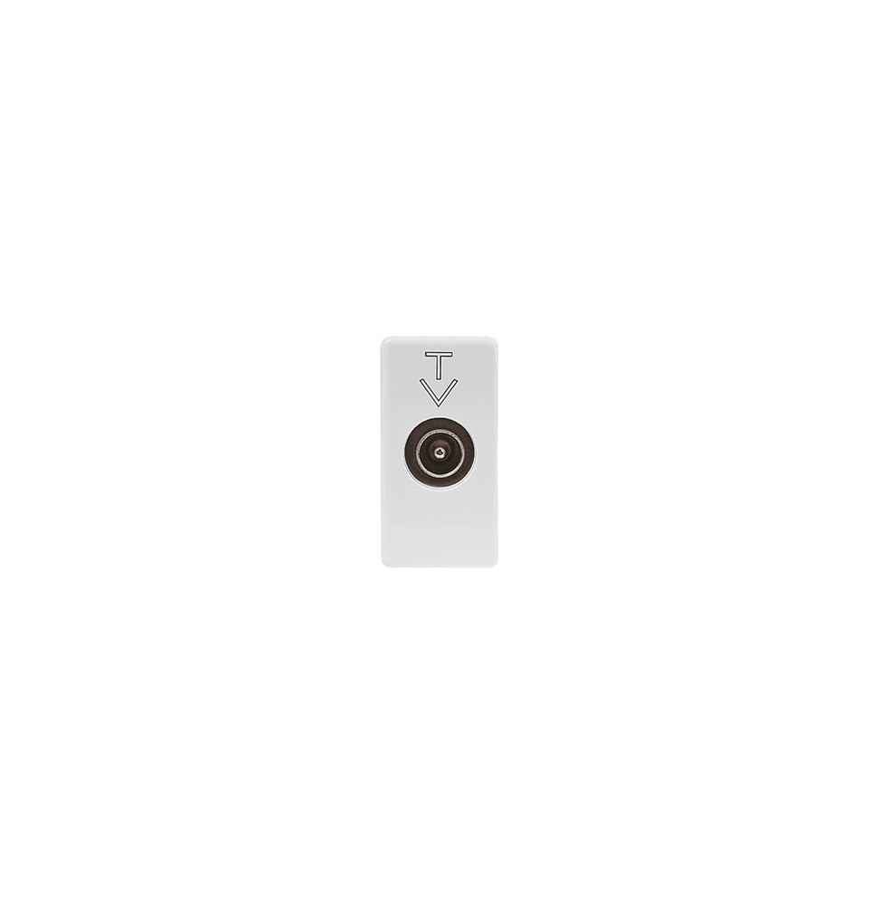 Presa Coassiale TV/Sat diretta GW20381 con Connettore IEC Maschio 9.5mm