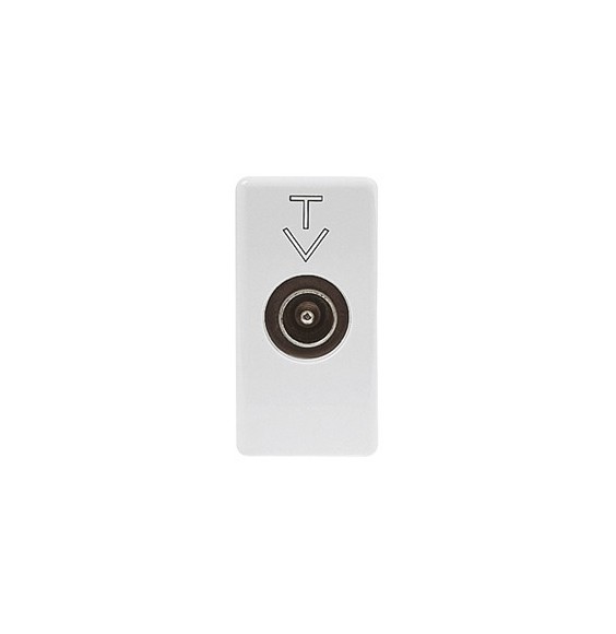 Presa Coassiale TV/Sat diretta GW20381 con Connettore IEC Maschio 9.5mm