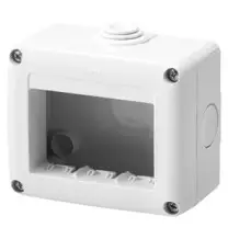 Contenitore orizzontale 3 posti Gewiss System White GW27003