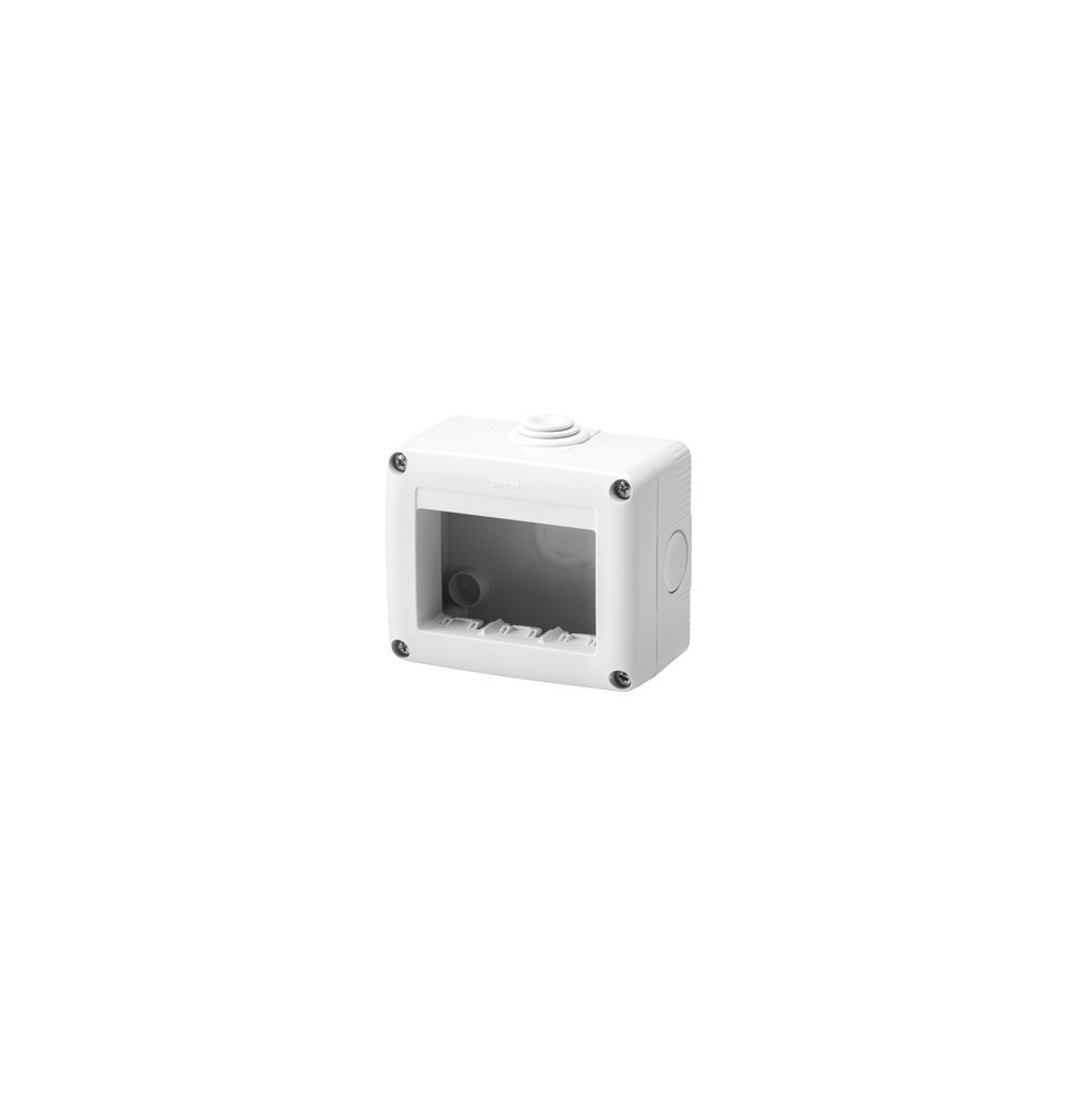 Contenitore orizzontale 3 posti Gewiss System White GW27003