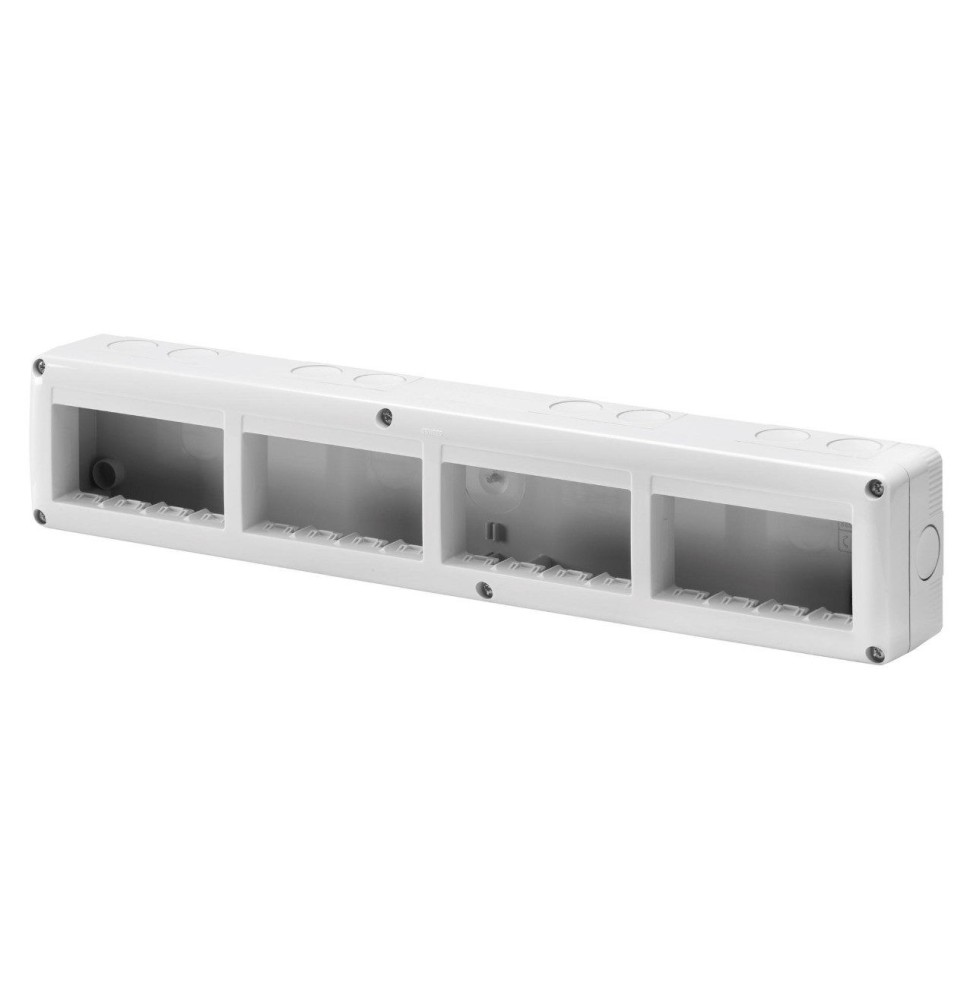 Contenitore orizzontale 16 posti Gewiss System White GW27008 Contenitore orizzontale 16 posti Gewiss System White GW27008