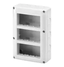 Contenitore verticale12 posti su tre file Gewiss System GW27024