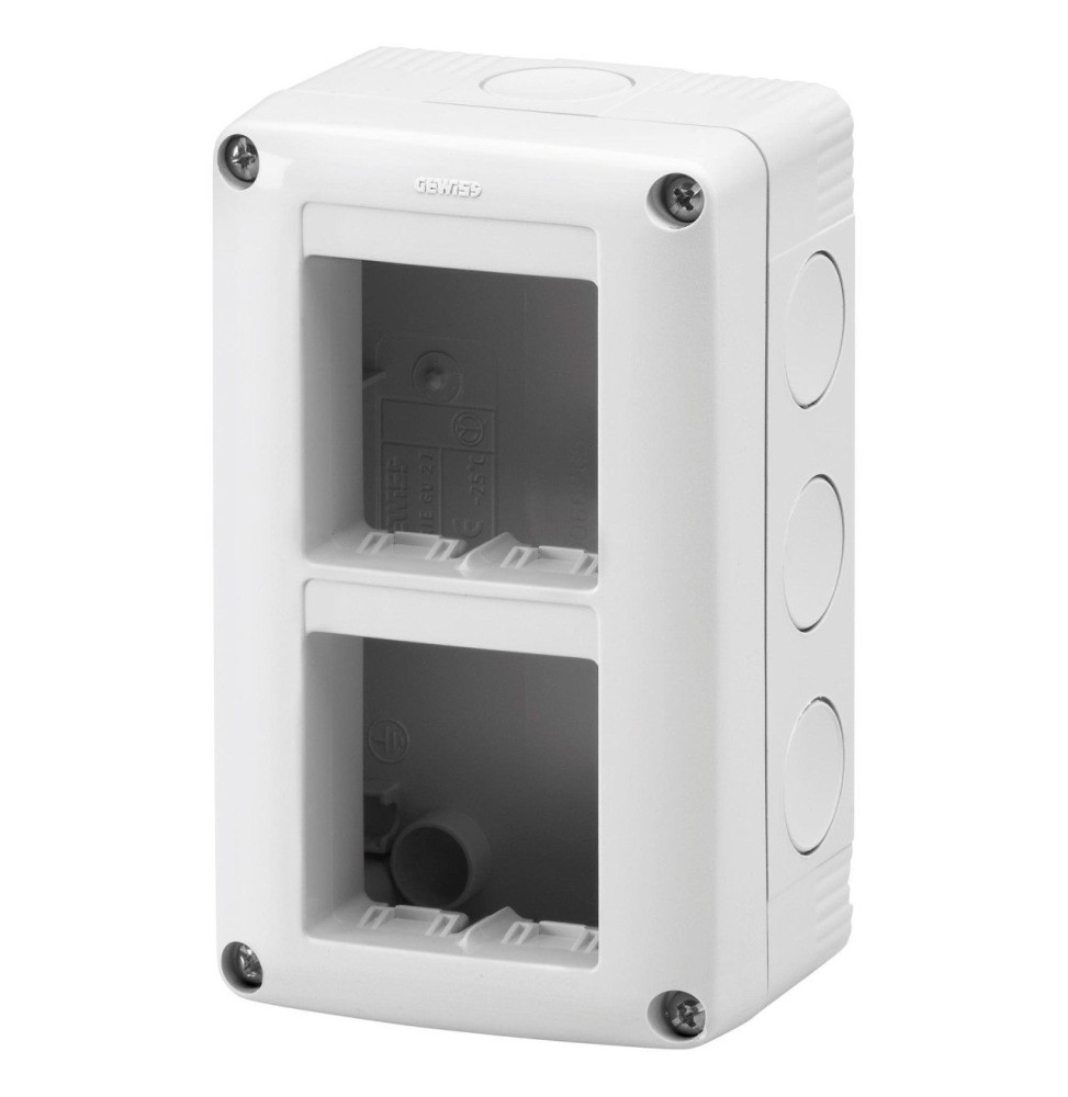 Contenitore verticale 4 posti su due file Gewiss System GW27021