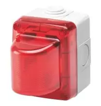 Spia di Segnalazione Rossa Stagna 15W 230V IP55 GW27415