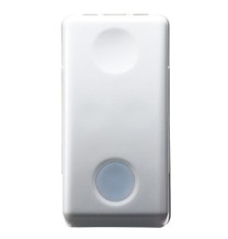 Pulsante unipolare luminoso 10A Gewiss System GW20515