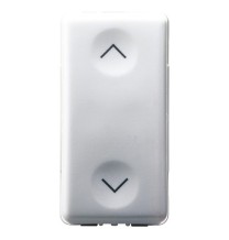 Pulsante interbloccato per tapparelle o serrande Gewiss System GW20521