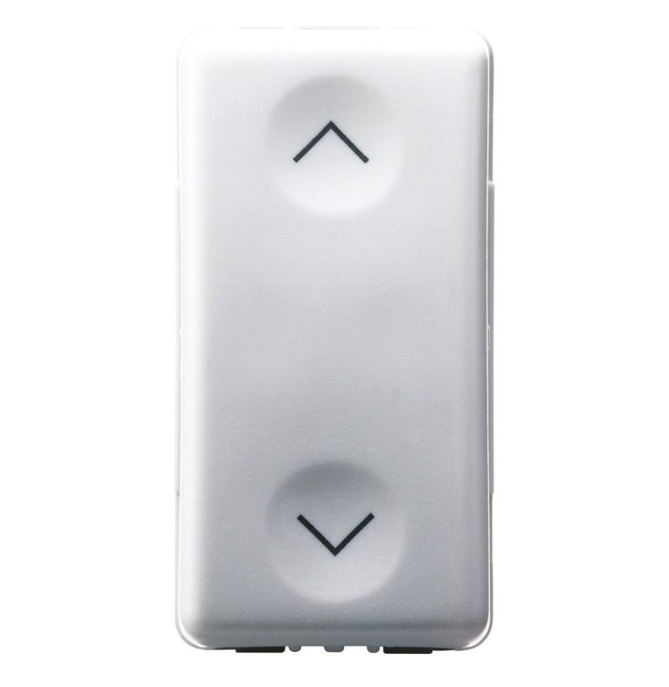 Pulsante interbloccato per tapparelle o serrande Gewiss System GW20521