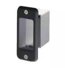 Placca autoportante 1 Modulo per profilati nera Gewiss System GW24009