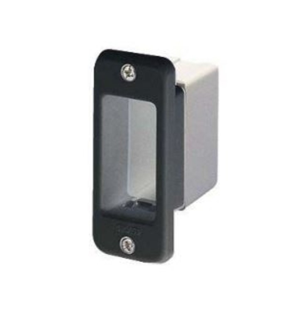 Placca autoportante 1 Modulo per profilati nera Gewiss System GW24009
