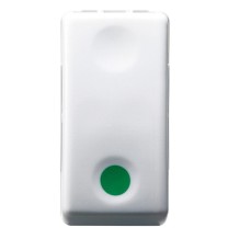 Pulsante marcia Gewiss System 10A con contatto ausiliare NC GW20522