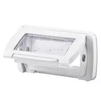 Placca autoportante Bianca 4 Posti stagna Gewiss System GW22461
