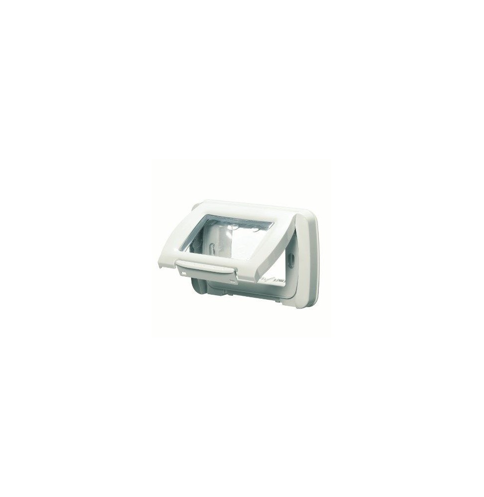 Placca autoportante Bianca 3 Posti stagna Gewiss System GW22451
