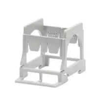 Supporto 2 moduli Gewiss System per guida Din GW26410