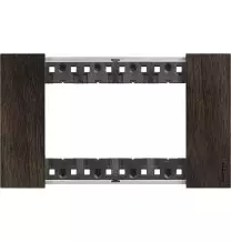 Placca Bticino Living Now Noce quattro posti legno KA4804LG
