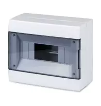 Calotta da parete otto moduli con portella IP40 Master M03608