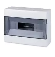 Calotta da parete dodici moduli con portella IP40 Master M03612