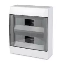 Centralino da parete 24 moduli con portella IP40 Master M03624