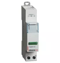 Portalampada a LED spia verde 110400 V 1 modulo Bticino FN40V110