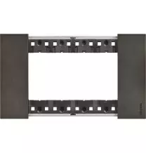 Placca Bticino Living Now Space quattro posti Zama KA4804NG