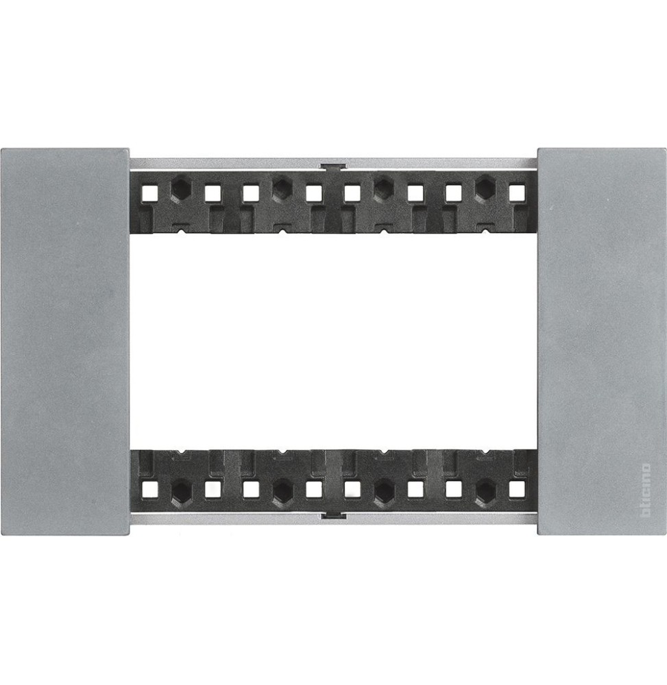 Placca Bticino Living Now Moon quattro posti Zama KA4804NW