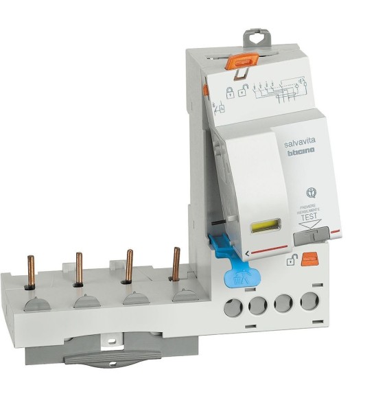 Modulo differenziale a 4 poli Tipo F 2 moduli DIN BTicino G44F32