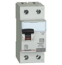 Interruttore magnetotermico differenziale BTICINO 1P+N 10A Tipo A GA8813A10