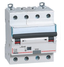 Magnetotermico differenziale 4 Poli Bticino GA8843AC16 4.5 kA 16A