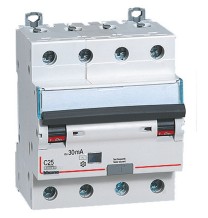 Magnetotermico differenziale 4 Poli Bticino GA8843AC25 4.5kA 25A