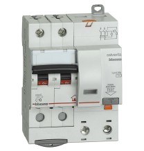 Interruttore Automatico Magnetotermico Differenziale 2P 10A Bticino GC8230AC10