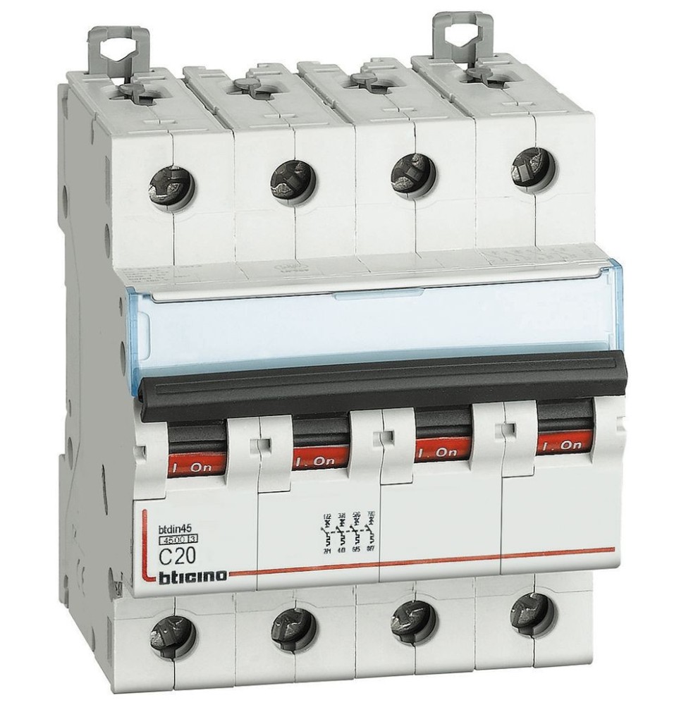 Interruttore magnetotermico Bticino FA84C20 4,5 kA 4P 20A