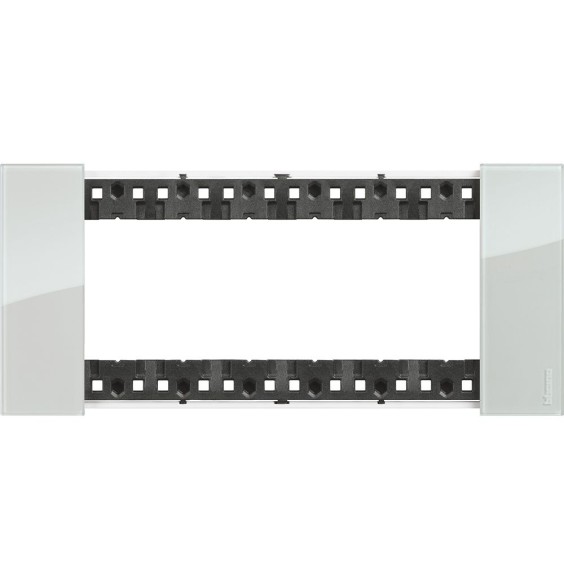 Placca Bticino Living Now Sky sei posti tecnopolimero KA4806DA