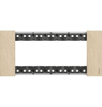 Placca Bticino Living Now Oro  sei posti Zama KA4806ZW