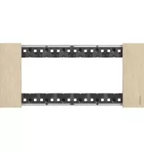 Placca Bticino Living Now Oro  sei posti Zama KA4806ZW