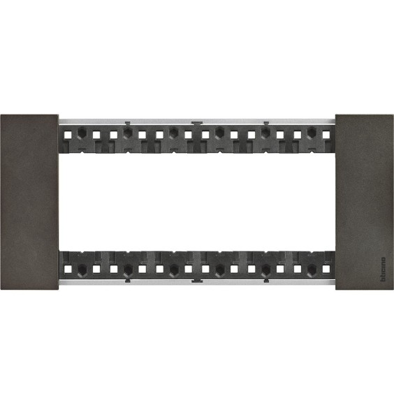Placca Bticino Living Now  sei posti Zama KA4806NG