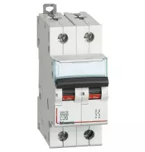 Interruttore Magnetotermico 2 Poli 20A 10kA Bticino FH82C20