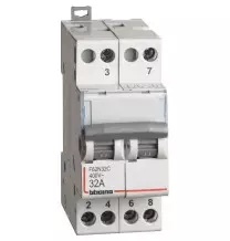 Commutatore con zero centrale 2 contatti NO 32A Bticino F62N32C