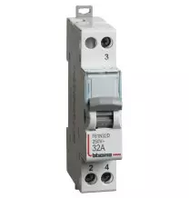 Deviatore 1NC+1NO 230400V 1 modulo Din Bticino F61N32D