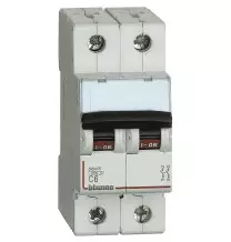 Interruttore magnetotermico 6A Bticino 2 Poli 4,5 kA FA82C6