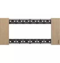 Placca Bticino Living Now Rovere sei posti legno KA4806LM
