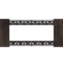 Placca Bticino Living Now Noce sei posti legno KA4806LG