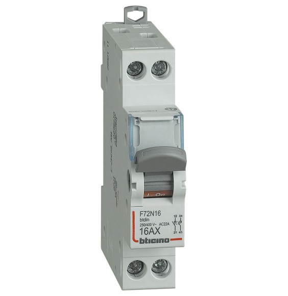 Sezionatore Bipolare 16A 1 modulo Bticino F72N16