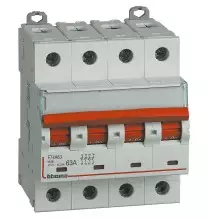 Sezionatore modulare 63A quadripolare 4 moduli Bticino F74A63