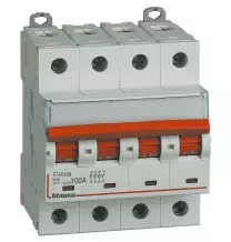 Sezionatore modulare 100A quadripolare 4 moduli Bticino F74A100