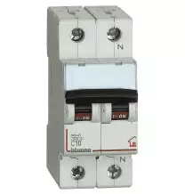 Interruttore automatico magnetotermico 1P+N 10A 4,5KA BTicino FC810NC10