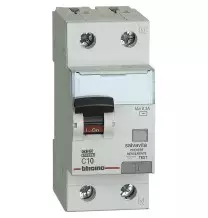 Magnetotermico Differenziale 10A 0,3A 6KA 1P+N Bticino GN8814AC10